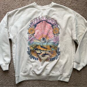 Billabong Sweatshirt with Eye and Floral Design